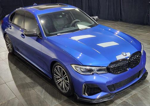 Blue 2021 BMW M340 M340i xDrive Sedan 4D