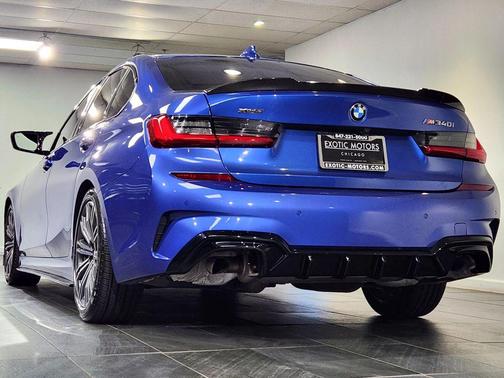 Blue 2021 BMW M340 M340i xDrive Sedan 4D