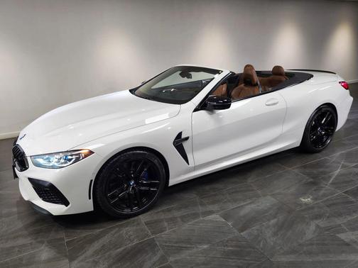White 2020 BMW M8 Competition Convertible 2D