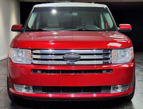 Red 2011 Ford Flex SEL