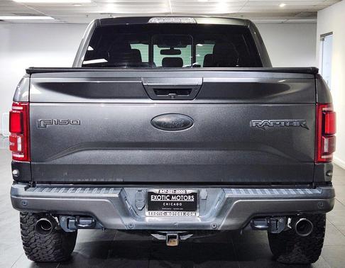 Gray 2017 Ford F-150 Raptor Pickup 4D 5 1/2 ft