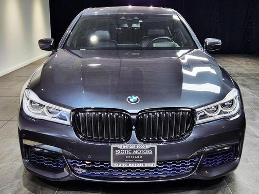 Gray 2017 BMW 750 i xDrive