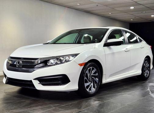 White 2016 Honda Civic EX