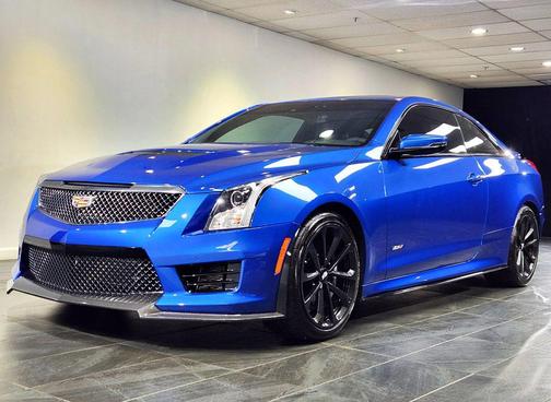 Blue 2017 Cadillac ATS Base