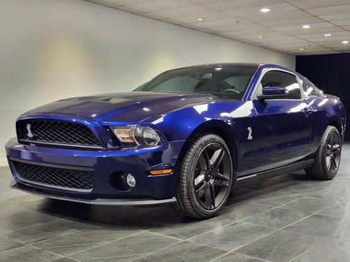 Blue 2010 Ford Shelby GT500 Base