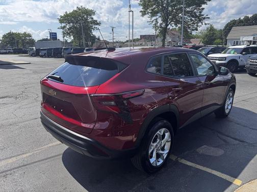 Crimson Metallic 2024 Chevrolet Trax LS