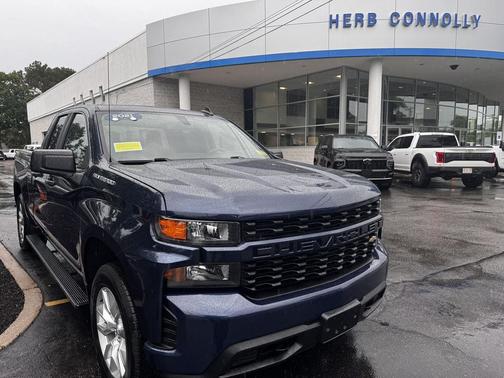 Northsky Blue Metallic 2021 Chevrolet Silverado 1500 Custom