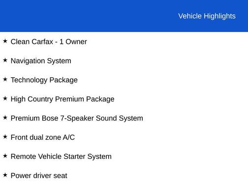 2023 Chevrolet Silverado 1500 High Country