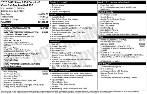 2020 GMC Sierra 2500 Denali