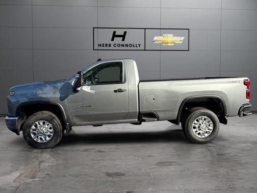 Sterling Gray Metallic 2026 Chevrolet Silverado 3500 Regular Cab, Long Bed, WT Dual Rear Wheel, 4WD