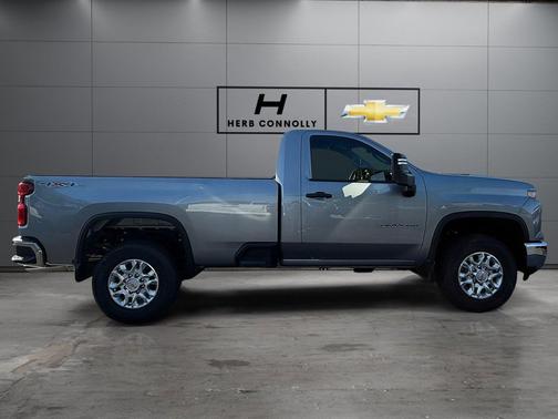 Sterling Gray Metallic 2026 Chevrolet Silverado 3500 Regular Cab, Long Bed, WT Dual Rear Wheel, 4WD