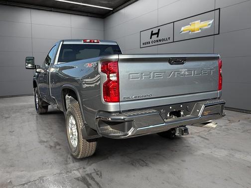 Sterling Gray Metallic 2026 Chevrolet Silverado 3500 Regular Cab, Long Bed, WT Dual Rear Wheel, 4WD