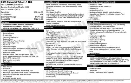 2023 Chevrolet Tahoe LS