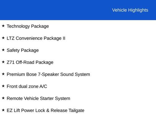 2023 Chevrolet Silverado 1500 LTZ