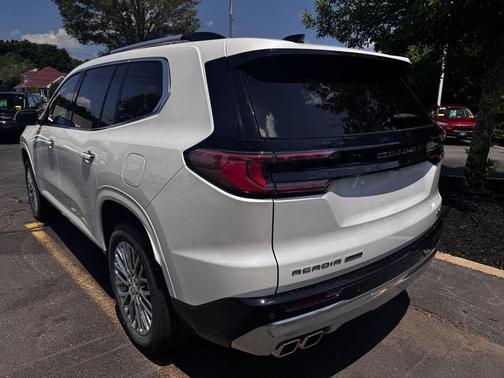 White Frost Tricoat 2025 GMC Acadia Denali