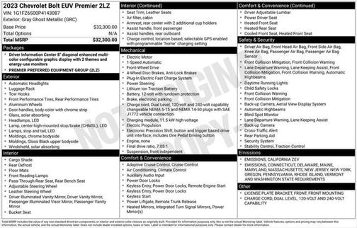 2023 Chevrolet Bolt EUV FWD Premier