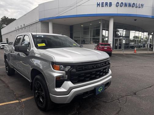 Silver Ice Metallic 2022 Chevrolet Silverado 1500 Custom