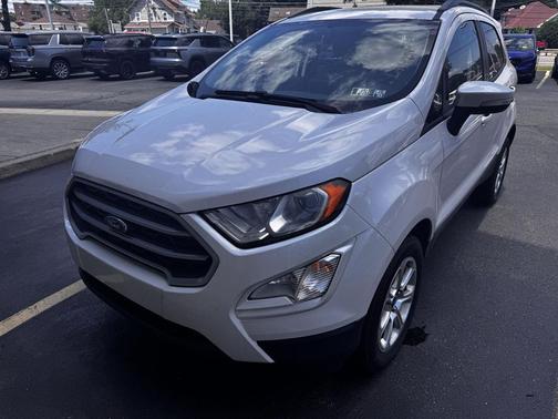 White Platinum Metallic Tri-Coat 2019 Ford EcoSport SE