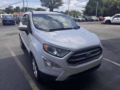 White Platinum Metallic Tri-Coat 2019 Ford EcoSport SE