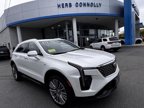 Crystal White Tricoat 2024 Cadillac XT4 Premium Luxury