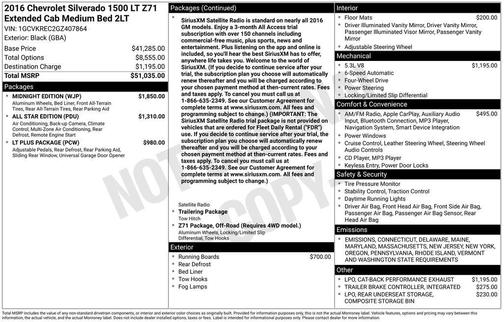 2016 Chevrolet Silverado 1500 2LT