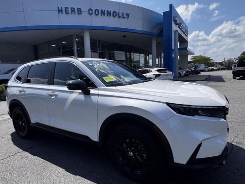 Platinum White Pearl 2024 Honda CR-V Hybrid Sport AWD