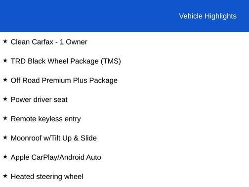 2024 Toyota 4Runner TRD Off Road Premium