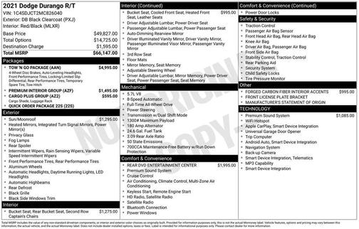 2021 Dodge Durango R/T AWD