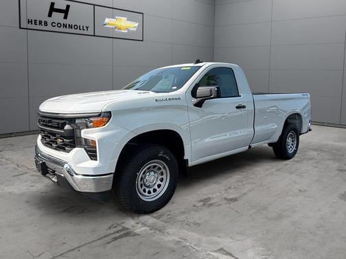 Summit White 2026 Chevrolet Silverado 1500 WT