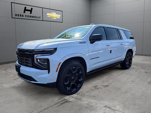 Polar White Tricoat 2026 Chevrolet Suburban High Country, 4WD