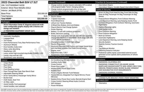 2022 Chevrolet Bolt EUV FWD LT