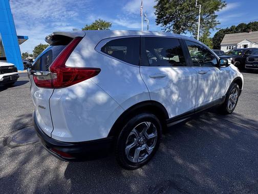 Platinum White Pearl 2019 Honda CR-V EX