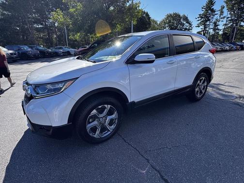 Platinum White Pearl 2019 Honda CR-V EX