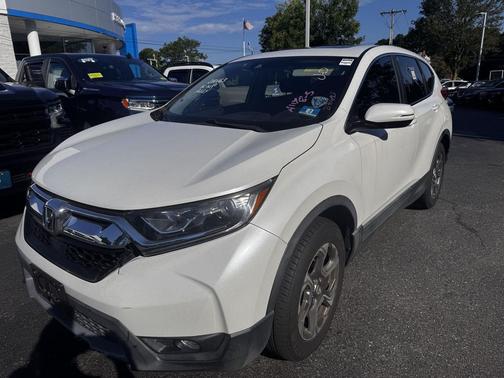 Platinum White Pearl 2019 Honda CR-V EX