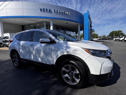 Platinum White Pearl 2019 Honda CR-V EX