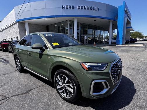 District Green Metallic 2022 Audi Q5 45 S line Premium