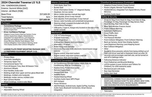 2024 Chevrolet Traverse LS