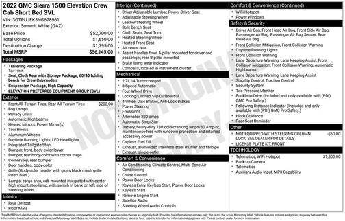 2022 GMC Sierra 1500 Elevation