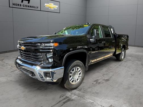 Black 2026 Chevrolet Silverado 2500 Crew Cab, Long Bed, WT, 4WD
