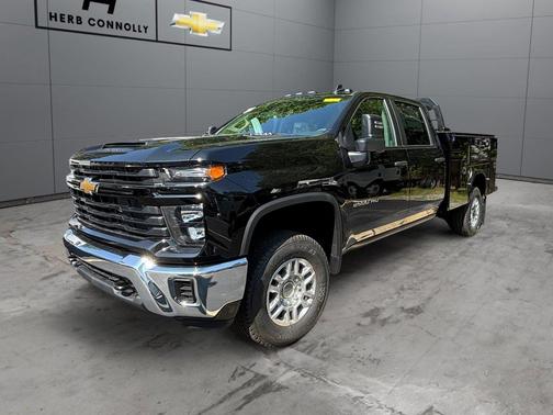 Black 2026 Chevrolet Silverado 2500 Crew Cab, Long Bed, WT, 4WD