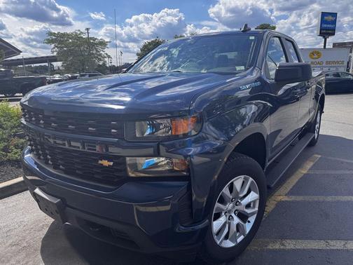 Northsky Blue Metallic 2021 Chevrolet Silverado 1500 Custom