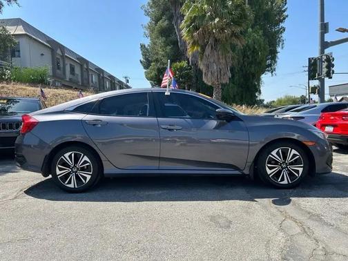 Modern Steel Metallic 2017 Honda Civic EX-T