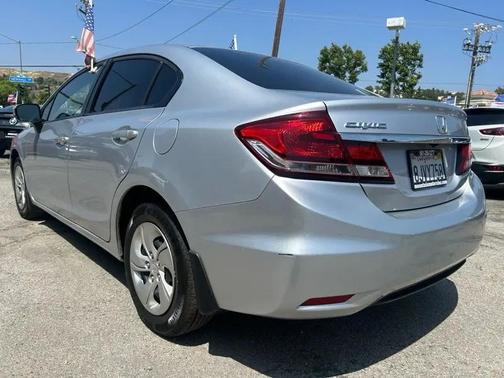 Alabaster Silver Metallic 2015 Honda Civic LX