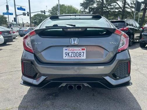 Gray 2017 Honda Civic Sport