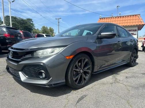 Gray 2017 Honda Civic Sport