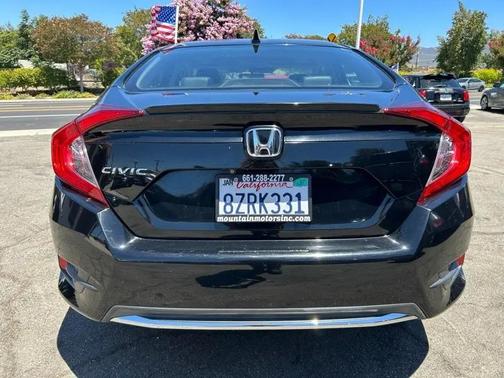 Black 2019 Honda Civic EX-L