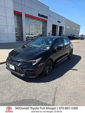 Midnight Black Metallic 2024 Toyota Corolla XSE