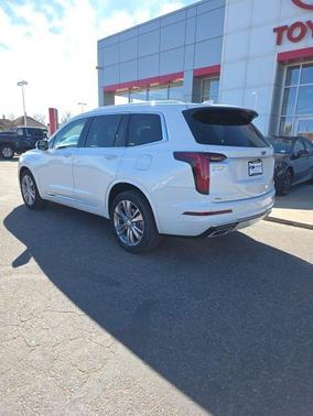 Crystal White Tricoat 2024 Cadillac XT6 Premium Luxury AWD