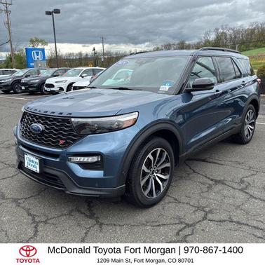 Blue Metallic 2020 Ford Explorer ST