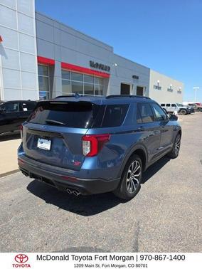 Blue Metallic 2020 Ford Explorer ST
